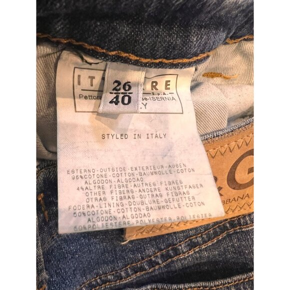 DOLCE & GABBANA DENIM PENCIL SKIRT SIZE 26 - Picture 7 of 13